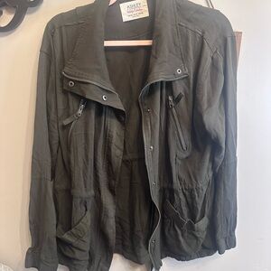 Ashley By 26 International Women's Dark Green Utility Jacket
